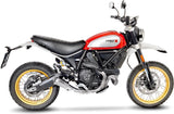 Tubo De Escape Sin Homologación Acústica Lv-10 Acero Fondo Acero - Leovince Compatible Con Ducati Scrambler 800 Desert Sled (2017-2020)