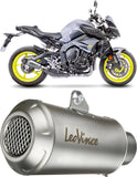 Tubo De Escape Sin Homologación Acústica Lv-10 Acero Fondo Acero - Leovince Compatible Con Yamaha Mt-10 - Sp (2022-2025)