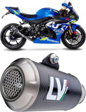 Tubo De Escape Sin Homologación Acústica Gp Corsa Evo Carbono - Leovince Compatible Con Honda Cb 500 F (2016-2018)