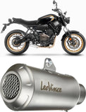 Sistema De Escape Completo Sin Catalizador Y Sin Homologación Acústica Lv-10 Acero Fondo Acero - Leovince Compatible Con Yamaha Xsr 700 (2021-2024)