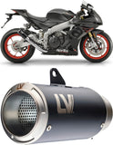 Exhaust Tip Without Sound Certification Lv-10 Stainless Steel Stainless Steel End Cap - Leovince Compatible With Honda Cb 500 Hornet (2024-2026)