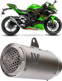 Tubo De Escape Sin Homologación Acústica Lv Corsa S Titano Fondo Acero - Leovince Compatible Con Kawasaki Zx 4Rr Ninja (2024-2026)