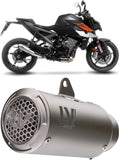 Tubo De Escape Sin Homologación Acústica Lv Corsa S Titano Fondo Acero - Leovince Compatible Con Ktm 990 Duke - R (2024-2026)