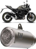 Tubo De Escape Sin Homologación Acústica Lv Corsa S Titano Fondo Acero - Leovince Compatible Con Honda Cb 1000 Hornet - Sp (2025-2026)