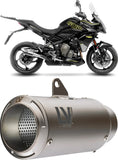 Tubo De Escape Sin Homologación Acústica Lv Corsa Titano Fondo Acero - Leovince Compatible Con Triumph Tiger 800 Sport (2024-2026)