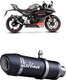 Tubo De Escape Sin Homologación Acústica Gp Corsa Evo Carbono - Leovince Compatible Con Cfmoto 450 Ss - Sr (2023-2024)