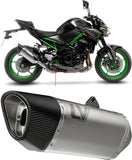 Tubo De Escape Sin Homologación Acústica Lv-14 R Titano Fondo Carbono - Leovince Compatible Con Kawasaki Z 900 (2017-2019)