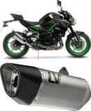Tubo De Escape Sin Homologación Acústica Lv-14 R Acero Fondo Carbono - Leovince Compatible Con Kawasaki Z 900 A2 (2025-2026)