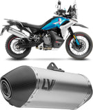Tubo De Escape Sin Homologación Acústica Lv-14 Titano Fondo Carbono - Leovince Compatible Con Ktm 790 Adventure - R (2019-2020)