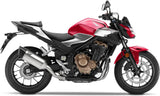Tubo De Escape Sin Homologación Acústica Lv-10 Acero Full Negro Fondo Acero Negro - Leovince Compatible Con Yamaha Mt-03 (2016-2017)
