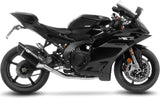 Sistema De Escape Completo Sin Catalizador Y Sin Homologación Acústica Lv-14 R Acero Negro Fondo Carbono - Leovince Compatible Con Yamaha Yzf-R9 900 (2025-2026)