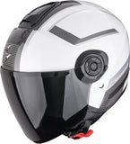 Urban Motorcycle Helmet Scorpion Exo Exo-City Ii Polycarbonate Pearl White Silver Cosmos Size S
