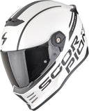 Full-Face Motorcycle Helmet Scorpion Exo Covert Fx Ultra Tct Matt Pearl White Black Danko Size S