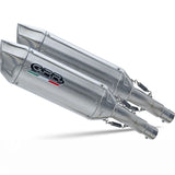 Catalytic Exhaust Tip With Sound Certification Furore-X Stainless Steel - Gpr Compatible With Aprilia Dorsoduro 1200 (2011-2016)