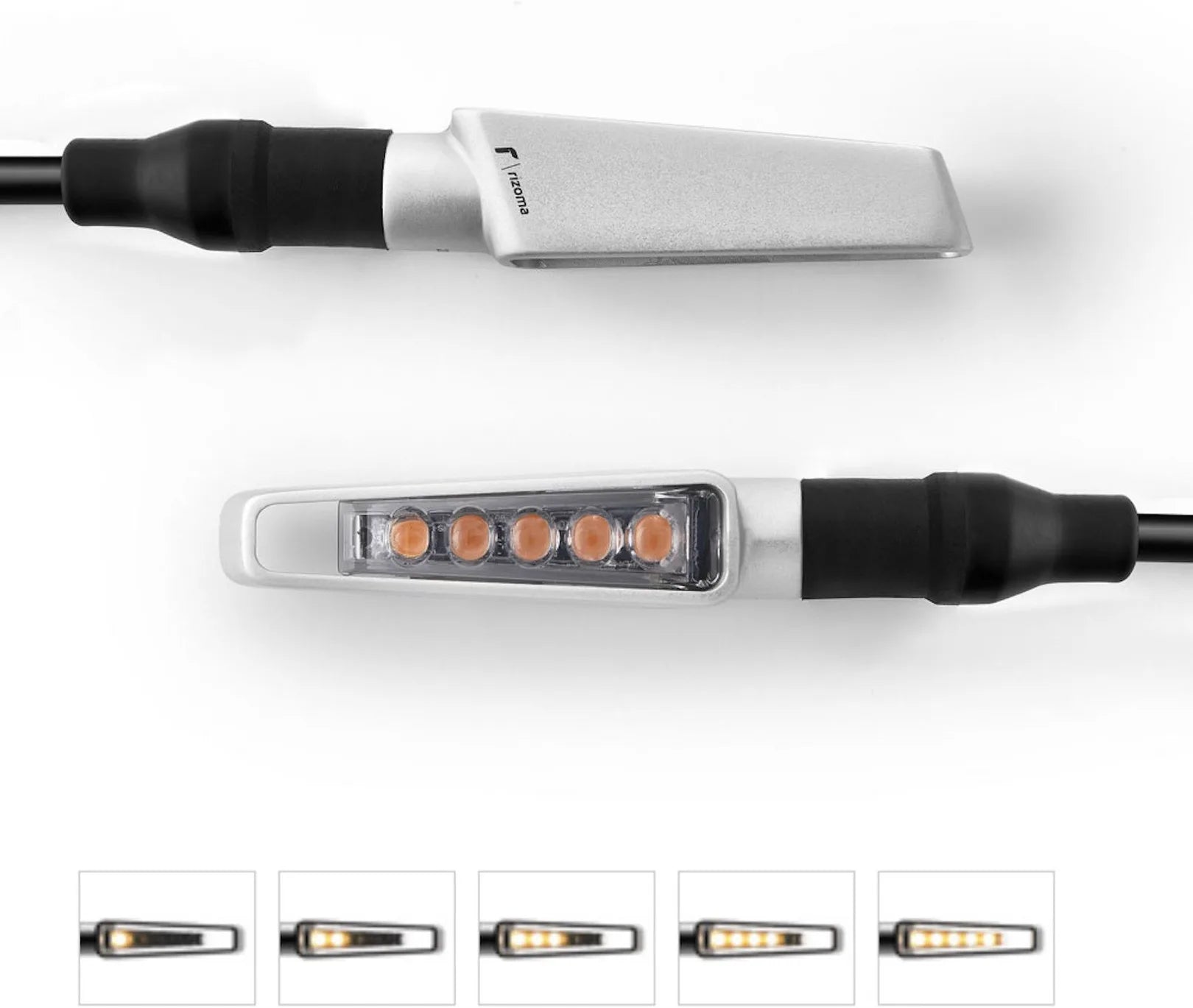 Pareja Intermitente Led Secuencial Traseros Vision - Rizoma Compatible Con Suzuki Gsx-S 750 (2017-2020)