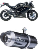Tubo De Escape Sin Homologación Acústica Gp Corsa Carbono - Leovince Compatible Con Kawasaki Z 250 (2015-2016)