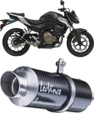 Tubo De Escape Sin Homologación Acústica Gp Corsa Carbono - Leovince Compatible Con Honda Nx 500 (2024-2026)