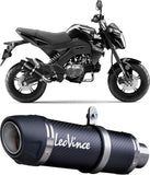 Sistema De Escape Completo Sin Catalizador Y Sin Homologación Acústica Gp Corsa Evo Carbono - Leovince Compatible Con Kawasaki Z 125 Pro (2017-2024)