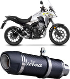 Tubo De Escape Sin Homologación Acústica Gp Corsa Evo Carbono - Leovince Compatible Con Honda Nx 500 (2024-2026)