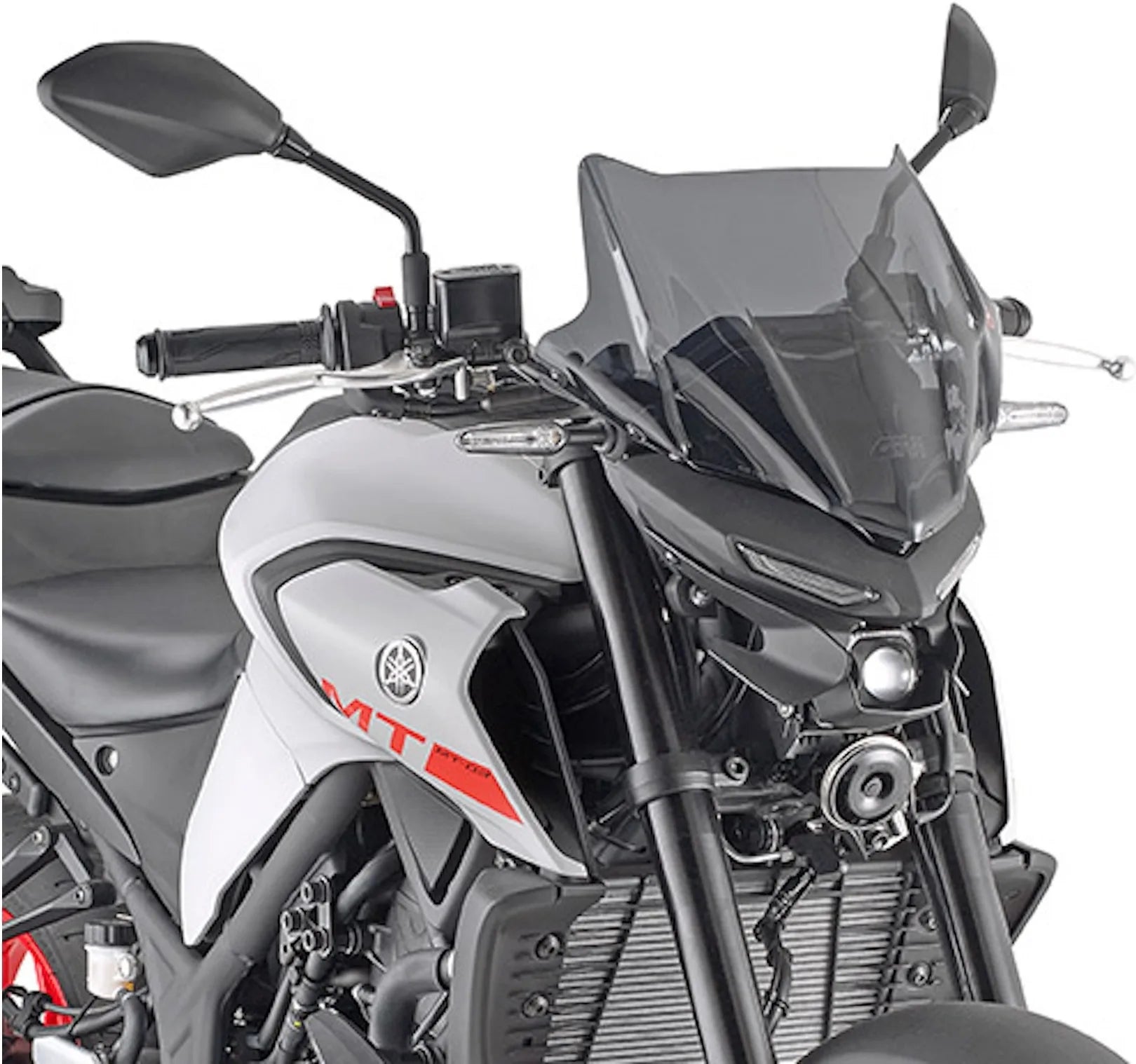 Cúpula Ahumada - Givi Compatible Con Yamaha Mt-03 321 (2020-2024)