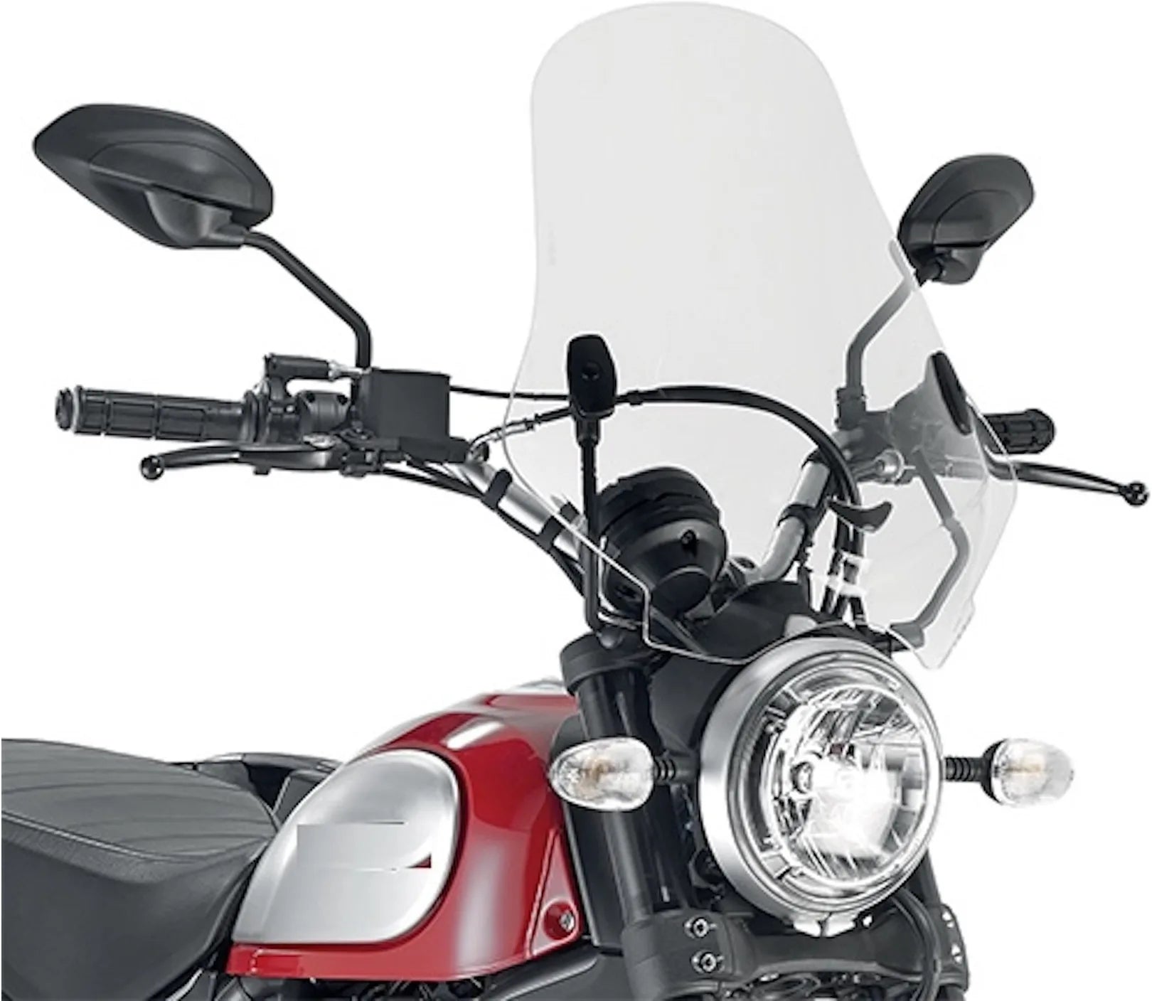 Parabrisas Incolore - Givi Compatible Con Ducati Scrambler 400 (2016-2021)