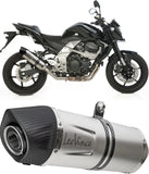 Tubo De Escape Sin Homologación Acústica Lv-10 Acero Full Negro Fondo Acero Negro - Leovince Compatible Con Husqvarna Svartpilen 401 (2020-2023)