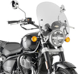 Transparent Wind-Screen - Givi Compatible With Royal Enfield Super Meteor 650 (2023-2024)