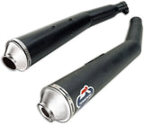 Escape Doble Sin Homologación Acústica Acero Inox Negro - Termignoni Compatible Con Ducati Gt 1000