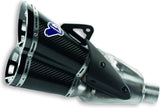 Tubo De Escape Con Homologación Acústica Carbono - Termignoni Compatible Con Ducati Diavel