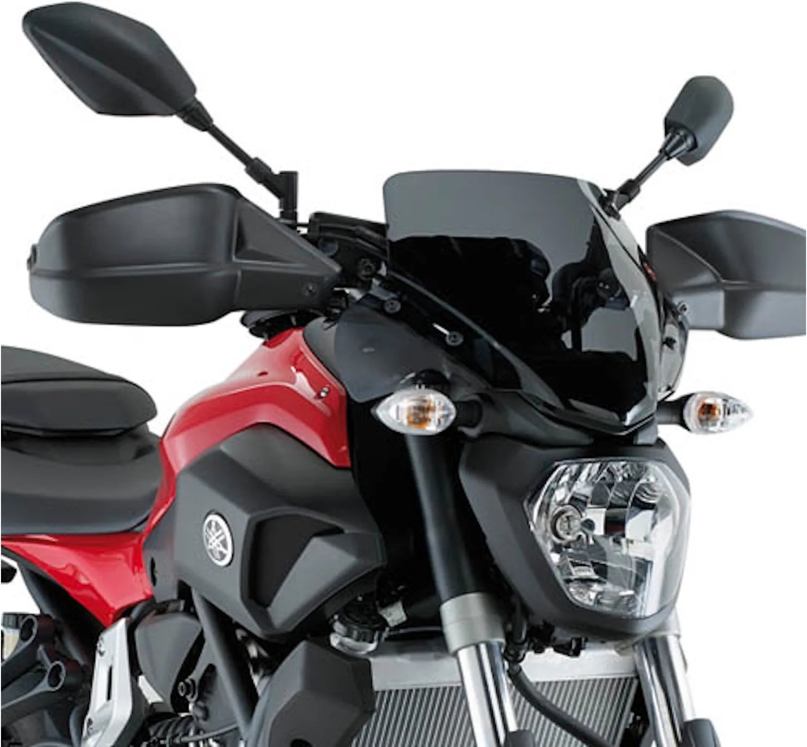 Cúpula Negro - Givi Compatible Con Yamaha Mt-07 (2014-2017)