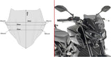 Cúpula Ahumada - Givi Compatible Con Yamaha Mt-09 (2017-2020)