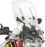 Sliding Wind-Screen Transparent Airflow Airflow - Givi Compatible With Moto Guzzi V85 Tt (2019-2023)