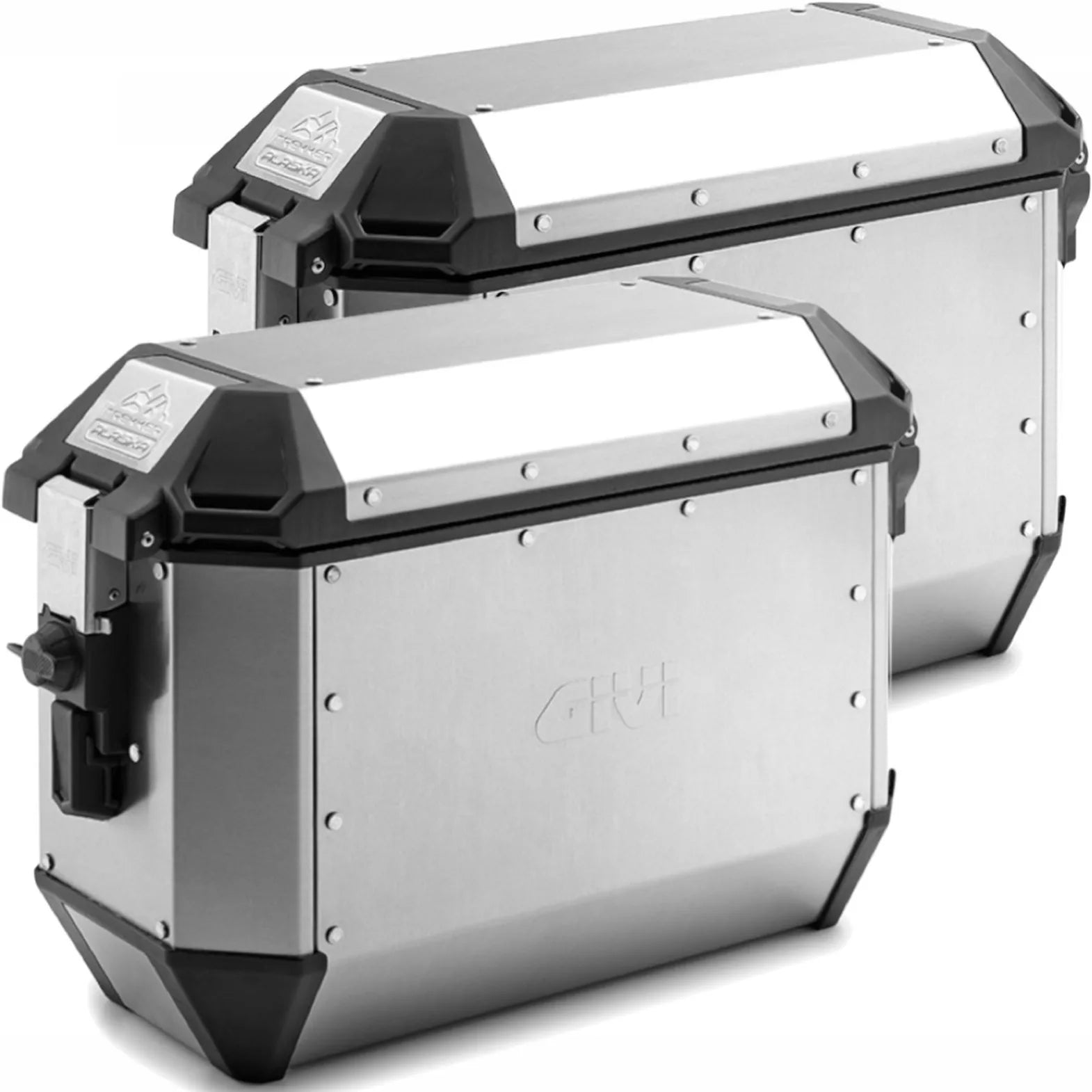Maletas Laterales Monokey Trekker Alaska Aluminio 72 Lt Trekker Alaska Aluminio - Givi Compatible Con Ktm 890 Smt (2023-2024)