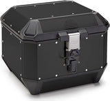 Monokey Trekker Alaska Black Aluminium Top Case - 44 Lt Trekker Alaska Aluminium - Givi Compatible With Sym Adx 300 (2024)