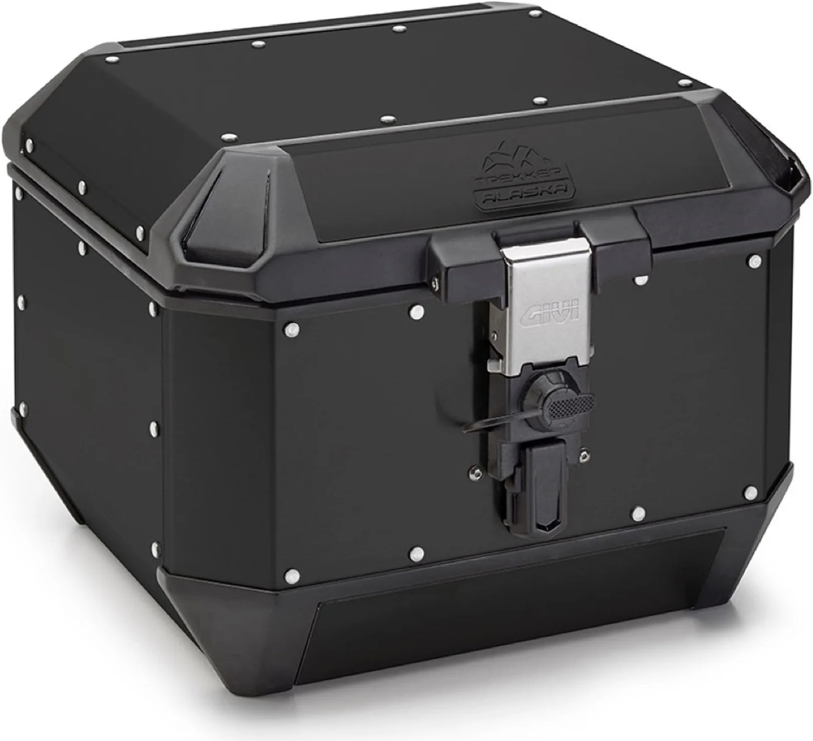 Baúl Monokey Trekker Alaska Aluminio Negro 44 Lt Trekker Alaska Aluminio - Givi Compatible Con Ktm 1190 Adventure - R (2013-2016)