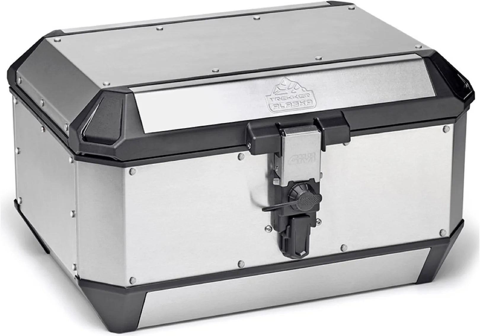 Baúl Monokey Trekker Alaska Aluminio 56 Lt Trekker Alaska Aluminio - Givi Compatible Con Ktm 890 Duke R (2021-2023)