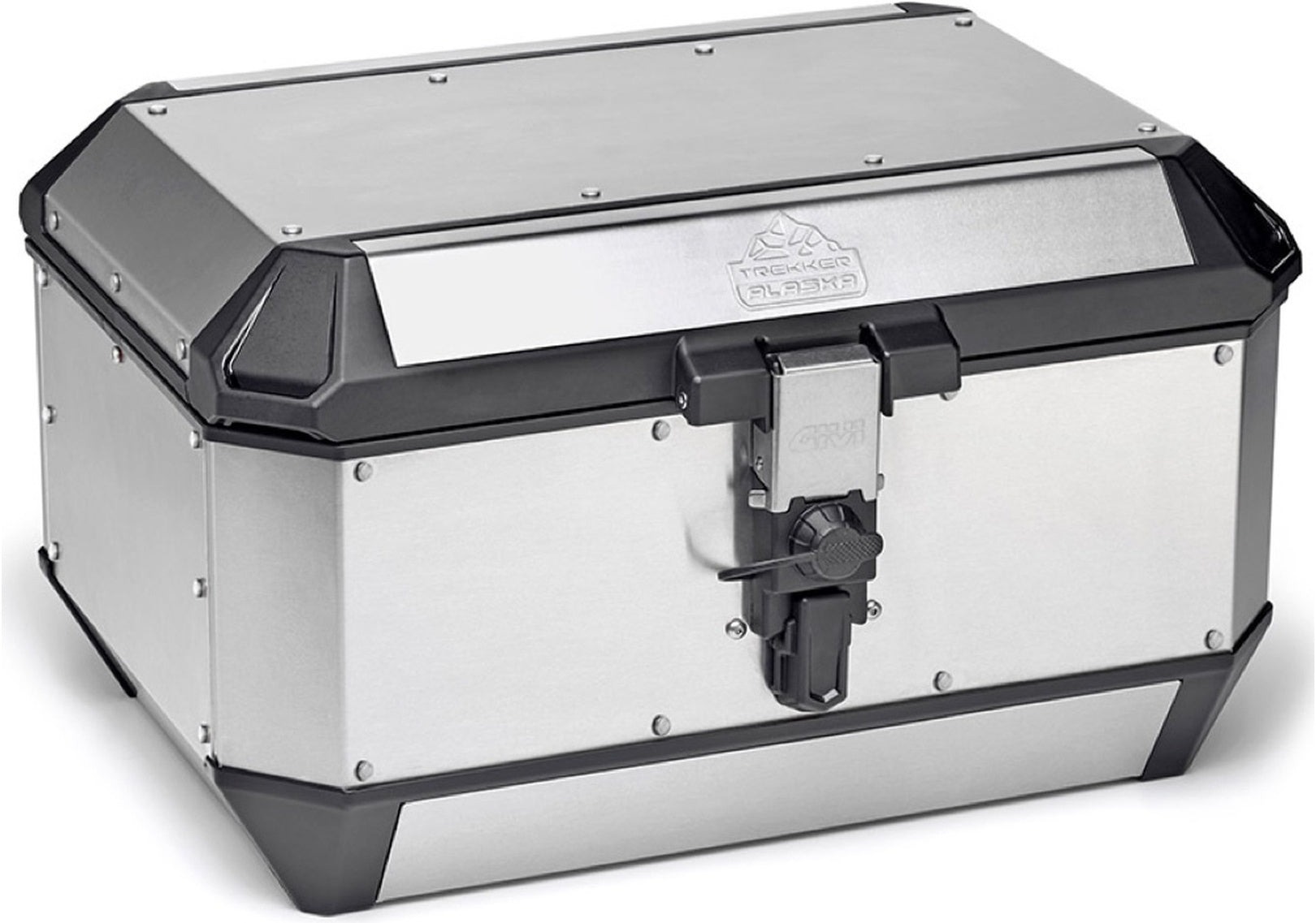Monokey Trekker Alaska Aluminium Top Case - 56 Lt Trekker Alaska Aluminium - Givi Compatible With Niu Nqix 150 - 300 (2025)
