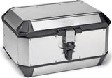 Monokey Trekker Alaska Aluminium Top Case - 56 Lt Trekker Alaska Aluminium - Givi Compatible With Honda Cb 650 R (2021-2023)