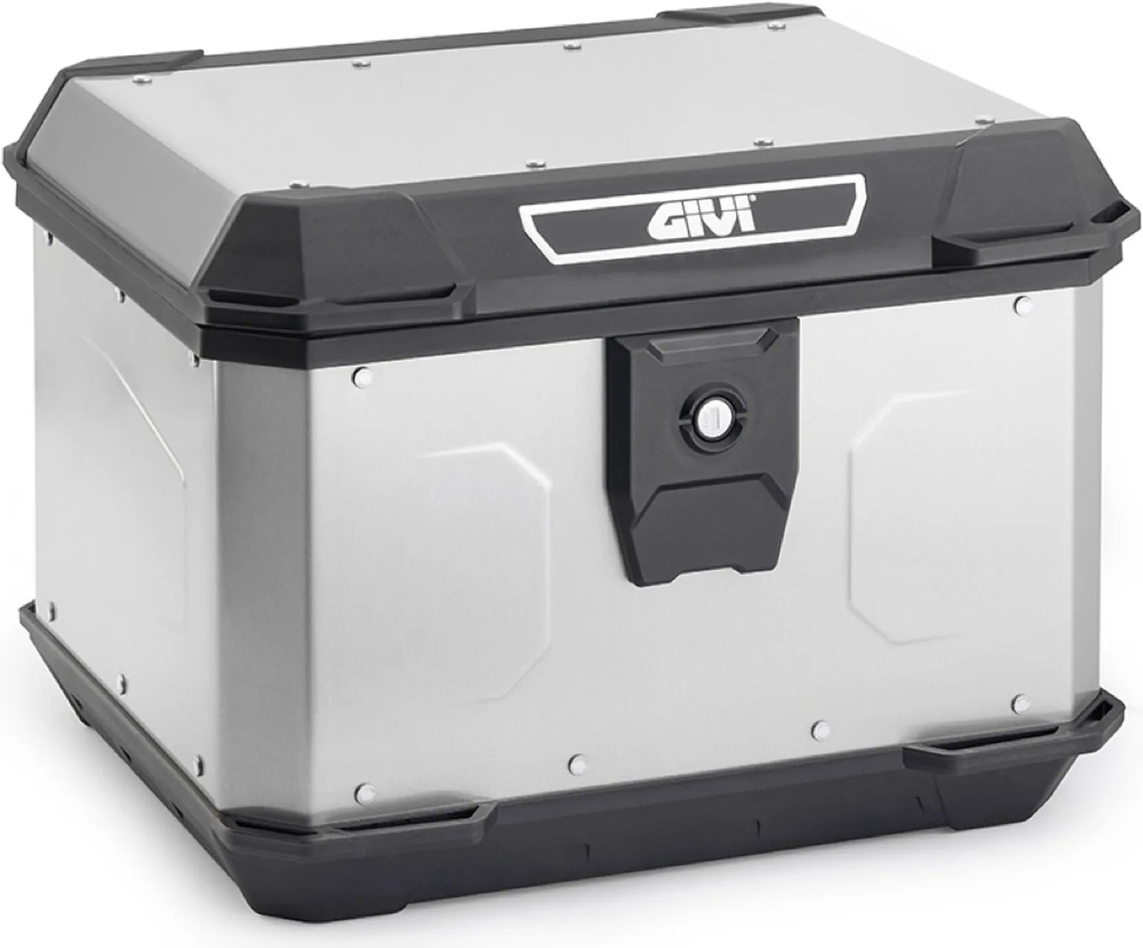 Baúl Monolock Alpina Aluminio 44 Lt Alpina Aluminio - Givi Compatible Con Honda Cb 500 Hornet (2024)