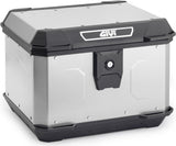 Monolock Alpina Aluminium Top Case - 44 Lt Alpina Aluminium - Givi Compatible With Gilera Nexus 500 (2005)