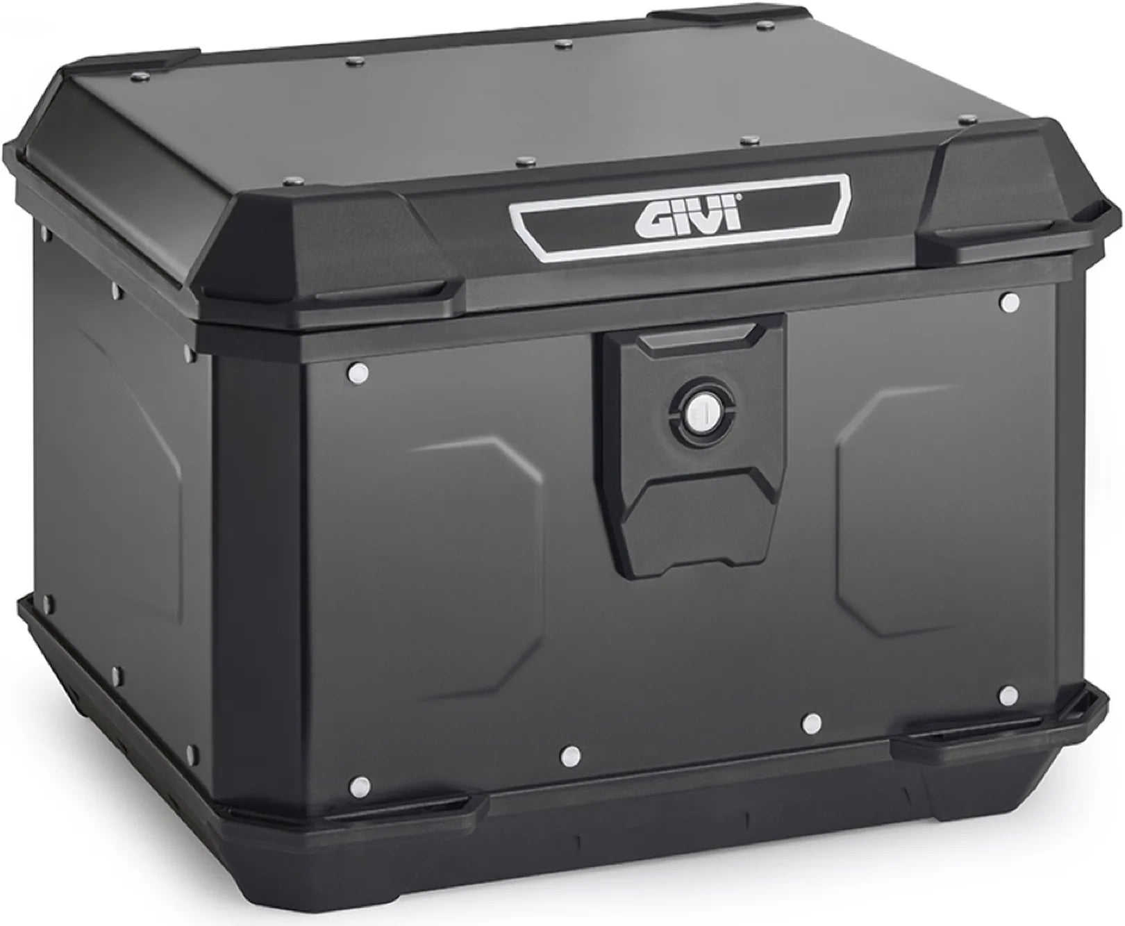 Baúl Monolock Alpina Aluminio Negro 44 Lt Alpina Aluminio - Givi Compatible Con Honda Cb 650 F (2017-2018)