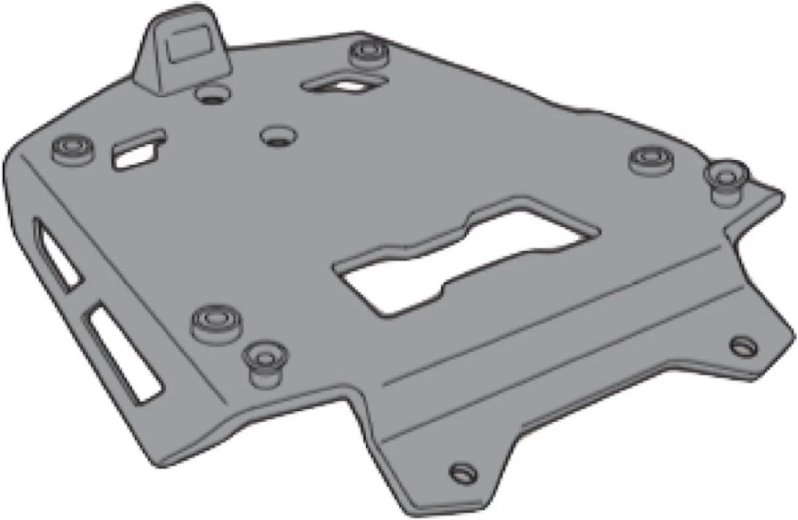 Portaequipaje Aluminio Monokey - Kappa Moto Compatible Con Bmw R 1250 Gs Adventure (2021)