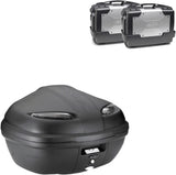 Maleta K47Nt + Maletas Kgr33 + Soporte + Portamaletas Rapida - Kappa Moto Compatible Con Honda Crf 1000 L Africa Twin (2018-2019)