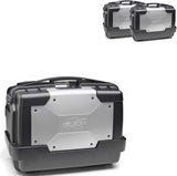 Top Case Kgr33 + Side-Cases Kgr33 + Rapid Side-Case Holder - Kappa Moto Compatible With Honda Crf 1000 L Africa Twin Adventure Sports (2018-2019)