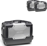 Maleta Kgr33 + Maletas Kgr46 + Soporte + Portamaletas Rapida - Kappa Moto Compatible Con Honda Crf 1000 L Africa Twin Adventure Sports (2018-2019)
