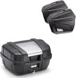 Maleta Kgr52 + Maletas K22N + Soporte + Portamaletas Rapida - Kappa Moto Compatible Con Honda Crf 1000 L Africa Twin Adventure Sports (2018-2019)