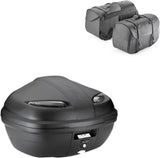 Maleta K47Nt + Alforjas Kmlw01 + Soporte + Portamaletas - Kappa Moto Compatible Con Suzuki Gsr 600 (2006-2011)