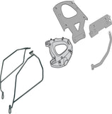 Portaequipaje Monolock + Soporte Alforjas - Kappa Moto Compatible Con Suzuki Gsr 600 (2006-2011)