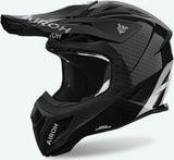 Casco Off-Road Para Moto Airoh Aviator Ace 2 - Ava299 Carbon Fiber Gloss Carbon Talla L