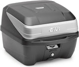 Monolock Silver Top Case - 32 Lt Technopolymer - Givi Compatible With Kawasaki Z 650 (2017-2019)